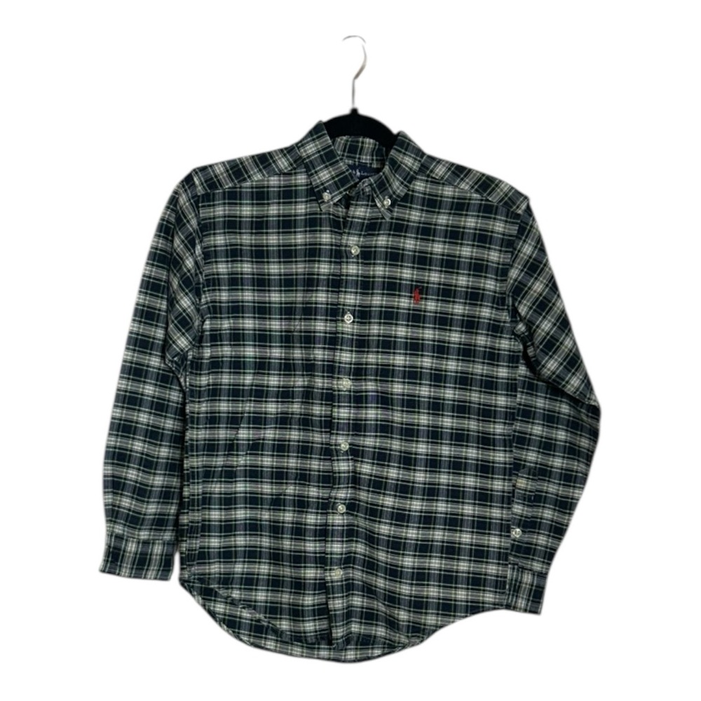 Ralph Lauren Kids‎ Plaid Button Down Shirt Size Medium (12/14)